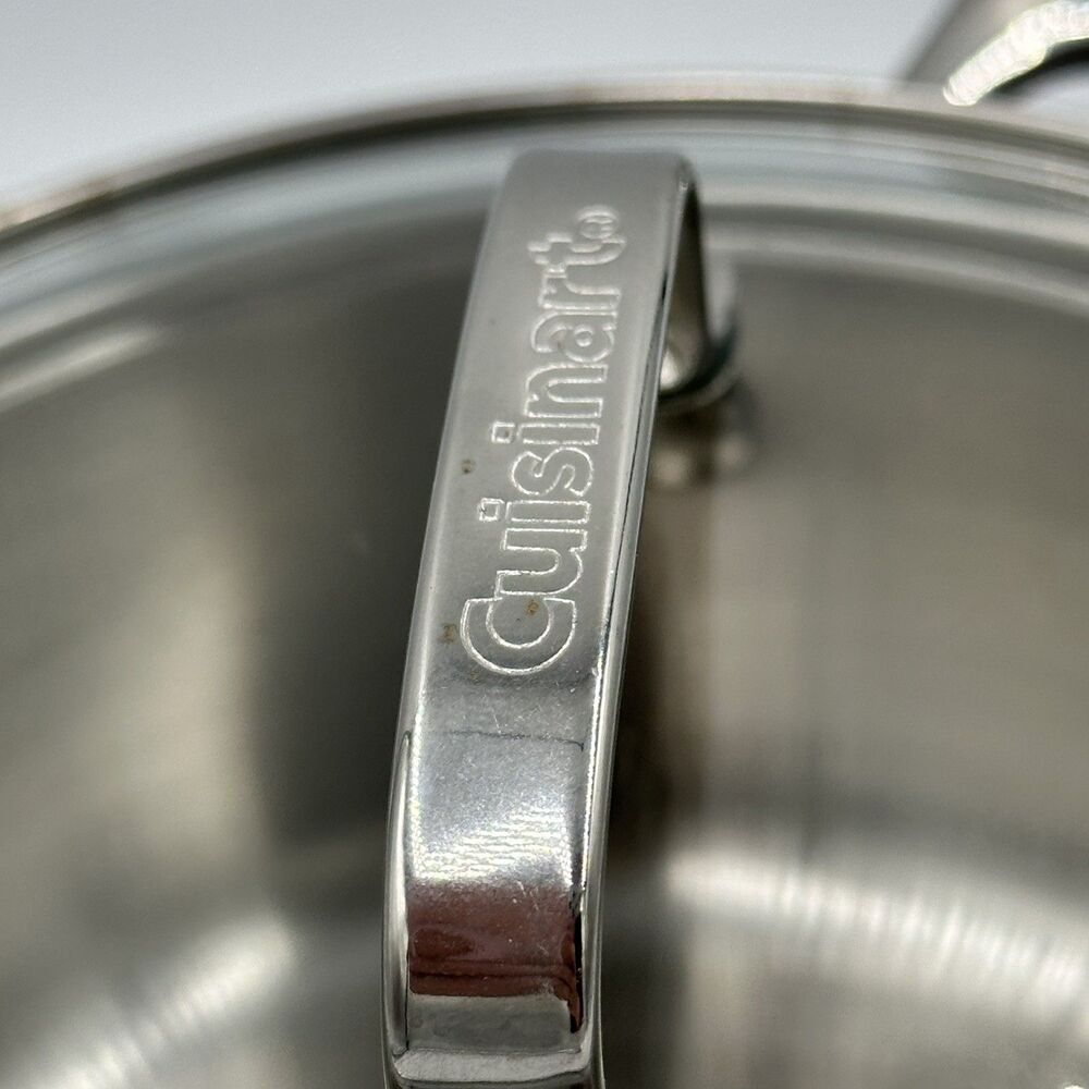Cuisinart 3 QT Saute Pan Stainless Steel #7719-18PP Induction Ready With Lid - Picture 2 of 8